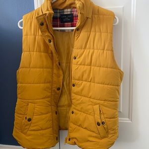 Marigold puffer vest